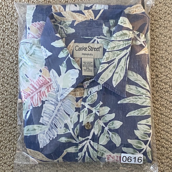 COOKE STREET Aloha Hawaiian Floral Reverse Shirt Men 2XL XXL - Picture 7 of 7